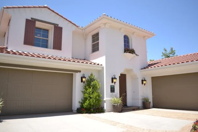 A house being sold as two people separate