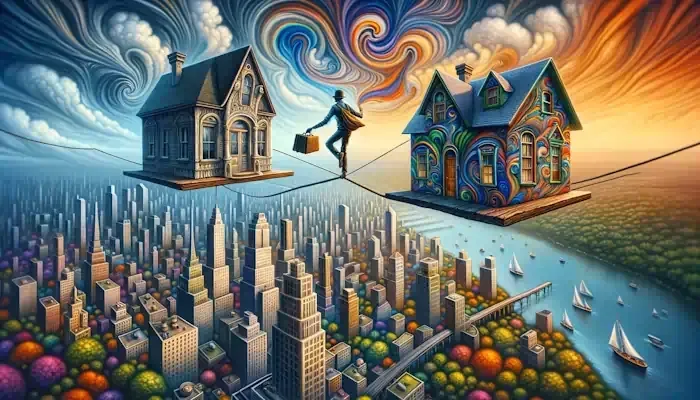 Moving between two homes